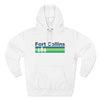 Premium Fort Collins, Colorado Hoodie - Retro Unisex Fort Collins Sweatshirt