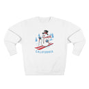Premium California Skiing Snowman Sweatshirt-1