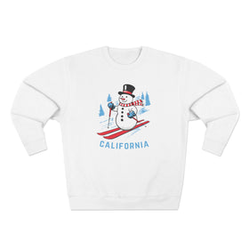 Premium California Skiing Snowman Sweatshirt