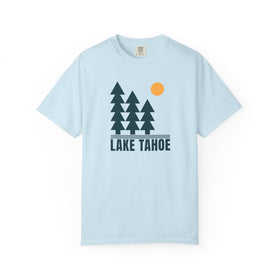 Buy chambray Lake Tahoe, California T-Shirt, Comfort Colors 100% Cotton Trees Tee