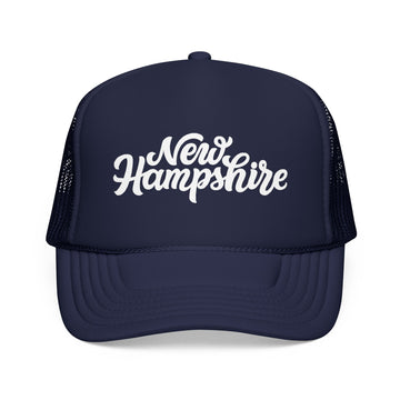 Buy dark-navy New Hampshire Trucker Hat - New Hampshire Cap