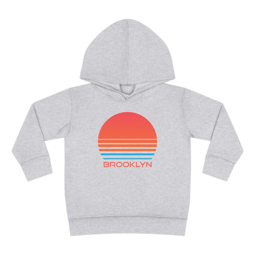 Buy heather Brooklyn, New York Toddler Hoodie - Retro 80s