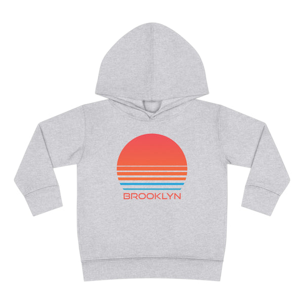 Brooklyn, New York Toddler Hoodie - Retro 80s