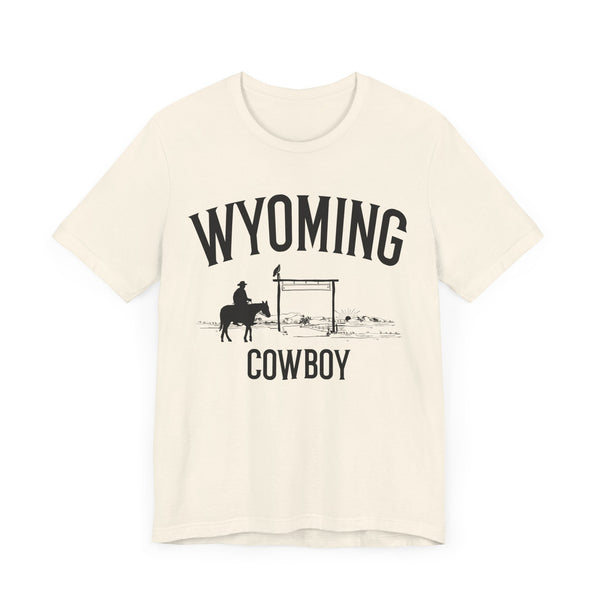 Wyoming Cowboy T Shirt - Wyoming Graphic Tee