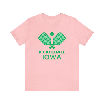 Buy pink Iowa Pickleball T-Shirt - Unisex Iowa Shirt