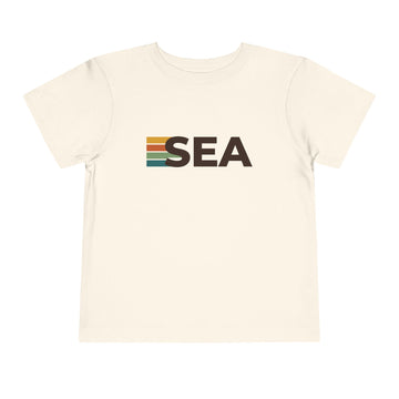 Buy natural Seattle, Washington Toddler Tee - SEA Kids T Shirt