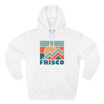 Frisco, Colorado Hoodie - Retro Mountain Unisex Sweatshirt - 0