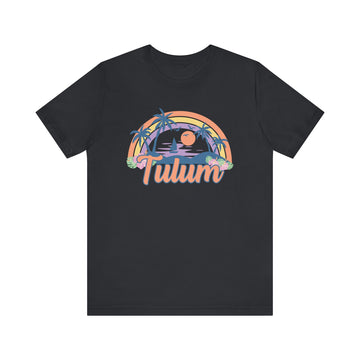 Buy vintage-black Tulum, Mexico T-Shirt - Retro Beach Unisex Tulum Shirt