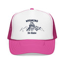 Wyoming Ski Babe Trucker Hat — Foam Mesh Cap-2