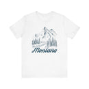 Montana Graphic Tee - Mountain Illustration Montana T Shirt-1