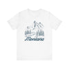 Montana Graphic Tee - Mountain Illustration Montana T Shirt