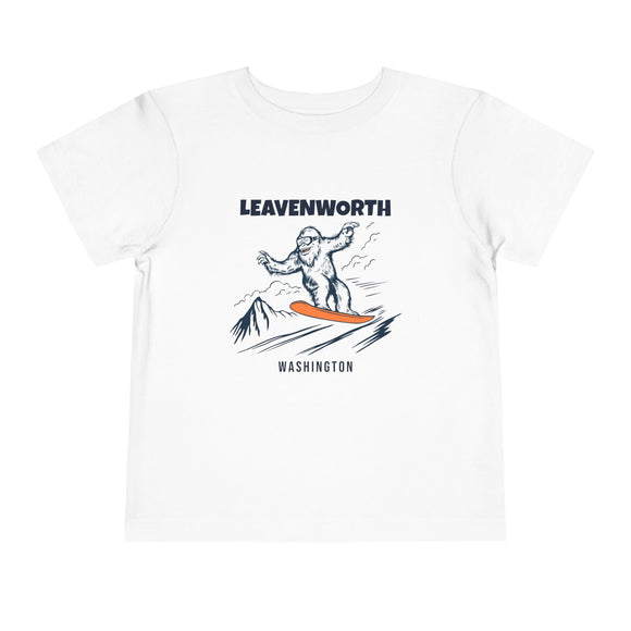 Leavenworth, Washington Yeti Snowboard Toddler Tee