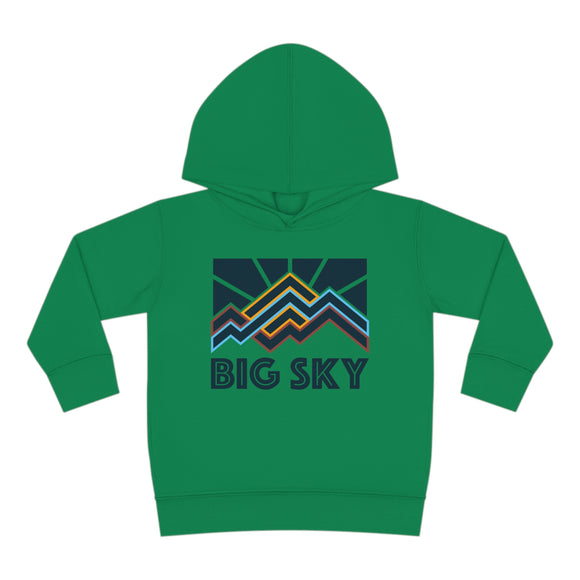 Big Sky, Montana Toddler Hoodie - Unisex Big Sky, Montana Toddler Sweatshirt