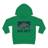 Big Sky, Montana Toddler Hoodie - Unisex Big Sky, Montana Toddler Sweatshirt