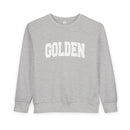 Golden, Colorado Toddler Sweatshirt - Golden Toddler Crewneck Sweatshirt-1