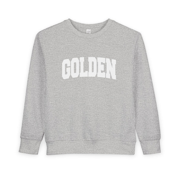 Golden, Colorado Toddler Sweatshirt - Golden Toddler Crewneck Sweatshirt