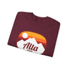 Alta, Utah Sweatshirt - Unisex Retro Ombre Crewneck Alta Sweatshirt