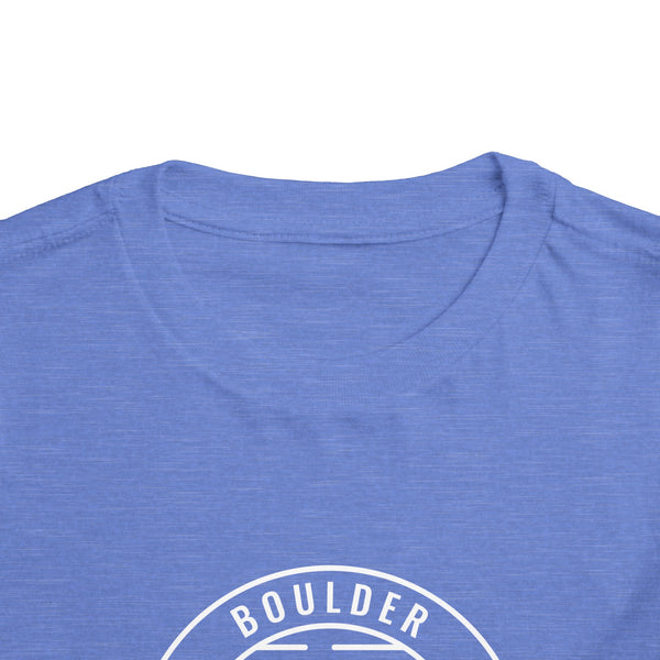 Boulder, Colorado Toddler T-Shirt - Retro Mountain Toddler Boulder Shirt