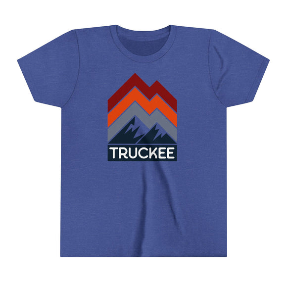 Truckee, California Youth Shirt - Retro Mountain Truckee Kid's T-Shirt