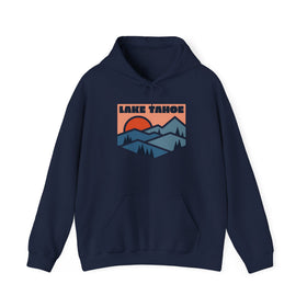 Buy navy Lake Tahoe, California Hoodie - Unisex Mountain Lake Tahoe Hoodie Graphic Sweatshirt