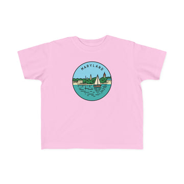 Buy pink Maryland Toddler T-Shirt - Unisex Toddler Maryland Shirt