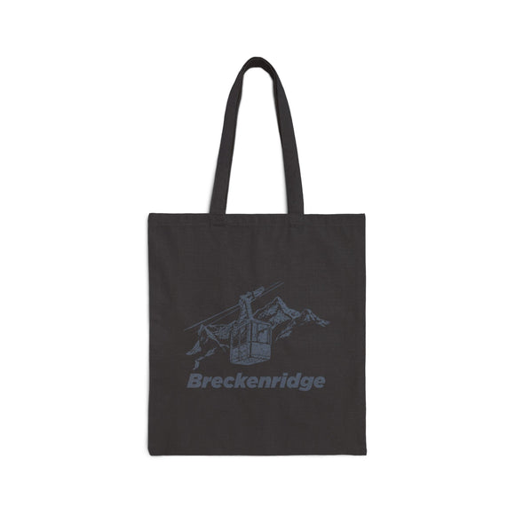 Breckenridge, Colorado Cotton Canvas Tote Bag - 15" x 16"