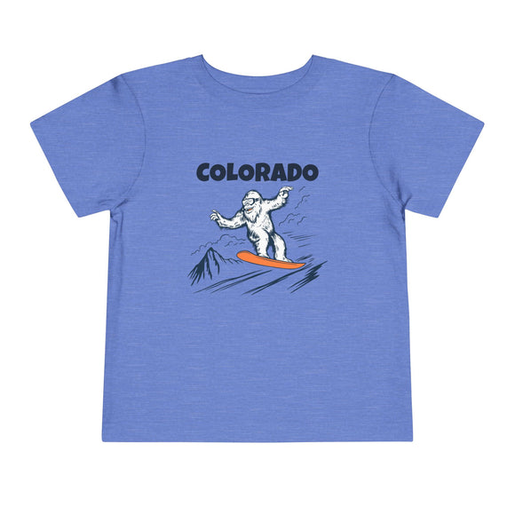 Colorado Yeti Snowboard Toddler Tee