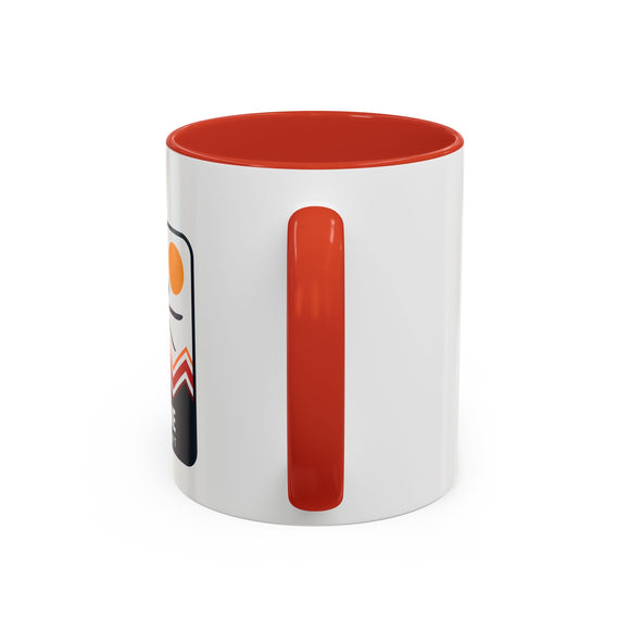Stowe, Vermont Retro Snow Skiing Mountain 11 oz Mug, Ski Lodge Decor Coffee Cup, Mountain Lover Gift, Retro Skiing Mug