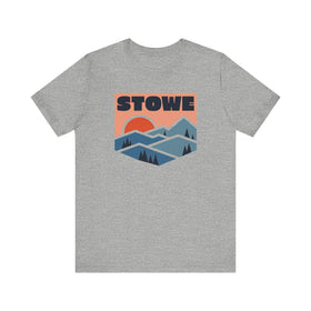Buy athletic-heather Stowe, Vermont T Shirt - Retro Graphic Tee