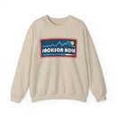 Jackson Hole, Wyoming Sweatshirt - Mountain Graphic Crewneck-2
