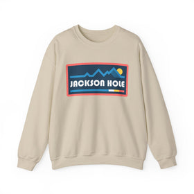 Jackson Hole, Wyoming Sweatshirt - Mountain Graphic Crewneck - 0