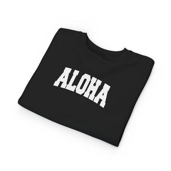 Aloha Toddler Sweatshirt - Aloha Toddler Crewneck Sweatshirt