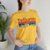 Telluride, Colorado Shirt - Mountain Sunset Unisex Telluride T-Shirt