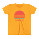 Detroit, Michigan Youth Shirt - Retro 80s Detroit Kid's T-Shirt-4
