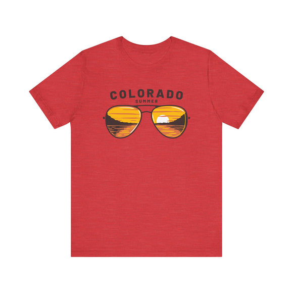Colorado T Shirt - Sunglasses Lake Graphic Colorado Tee