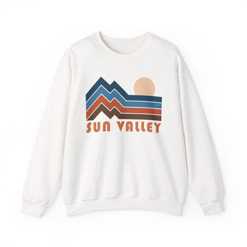 Sun Valley, Idaho Sweatshirt Retro Mountains, Sun Valley Unisex Graphic Crewneck