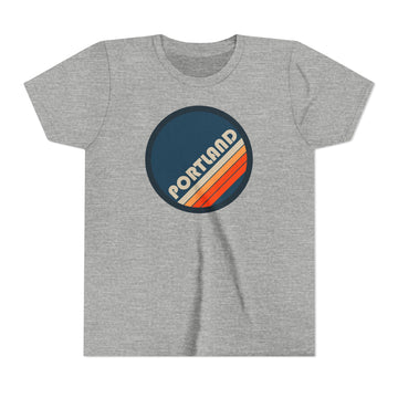 Buy athletic-heather Portland, Oregon Youth Graphic Tee - Kids Portland T Shirt