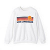 Los Angeles, California Sweatshirt Retro Sun Unisex - Los Angeles Vintage Inspired Warm Pullover Jumper
