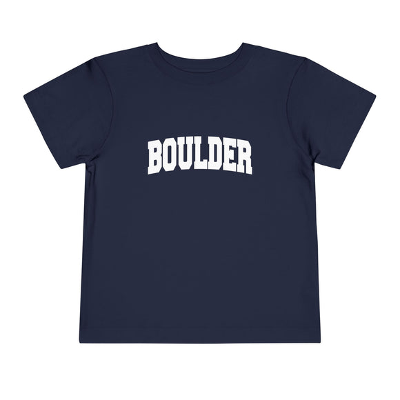 Boulder, Colorado Toddler Graphic Tee - Kids Boulder Vacation T-Shirt