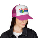 Oklahoma Retro Corn and Farm Trucker Hat-24