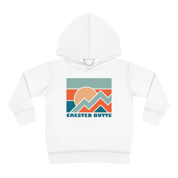 Buy white Crested Butte, Colorado Toddler Hoodie - Unisex Crested Butte Toddler Sweatshirt
