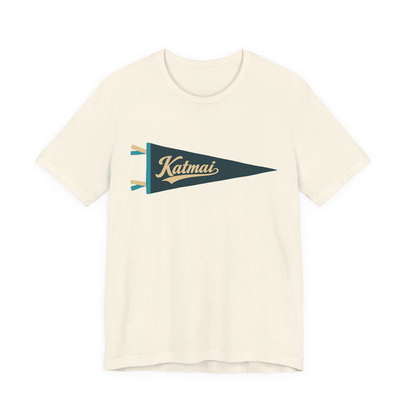 Katmai National Park Pennant T-Shirt — Vintage Camp Flag Tee
