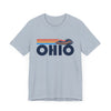 Ohio T Shirt - Retro Jetski PWC Graphic Ohio Tee