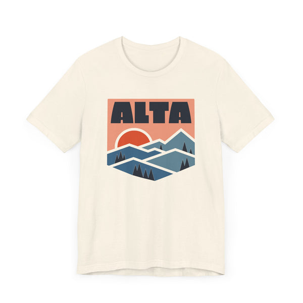 Alta, Utah T Shirt - Retro Graphic Tee