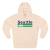 Premium Seattle, Washington Hoodie - Retro Unisex Seattle Sweatshirt