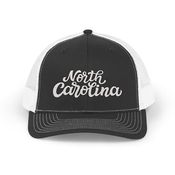 North Carolina Snapback Trucker Cap - Embroidered North Carolina Hat - 0