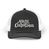 North Carolina Snapback Trucker Cap - Embroidered North Carolina Hat