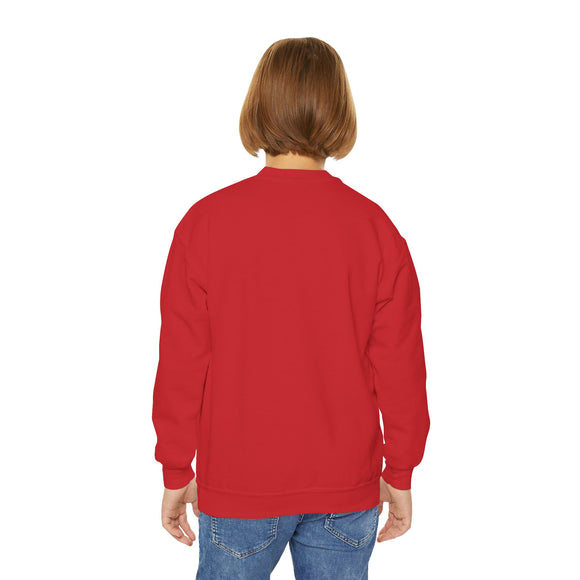 Alaska Youth Crewneck Sweatshirt - Ski Snowman Unisex Kid's Alaska Sweatshirt
