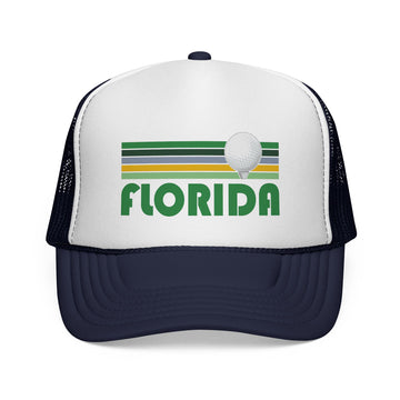 Buy dark-navy Florida Retro Golf Trucker Hat
