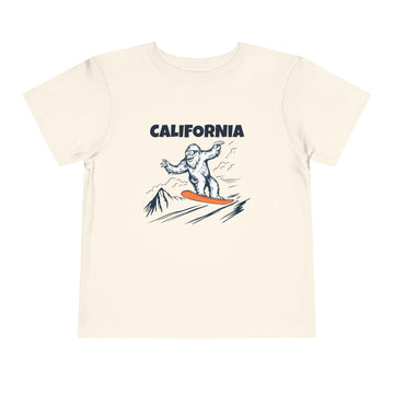 California Yeti Snowboard Toddler Tee